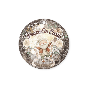 Peace on Earth Acrylic Ornaments