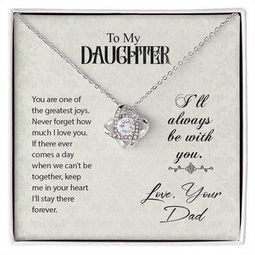 Eternal Bond Love Knot Necklace - Symbol of Unbreakable Affection.