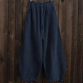 Cotton Linen Style Bloomers Wide Leg Pants paulapicks