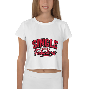 All-Over Print Crop Tee