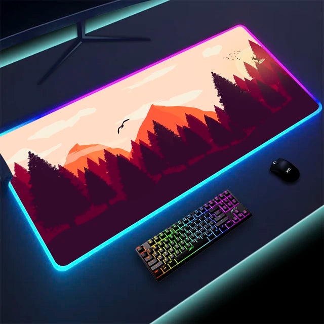 Luminous LED Lighting Mouse Pad.