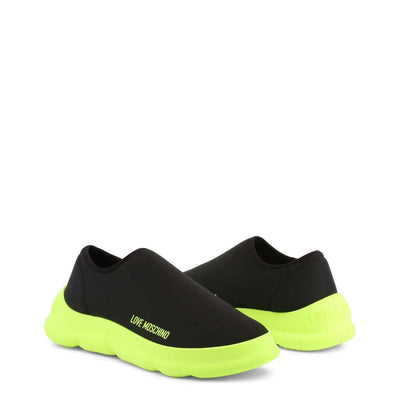  Green Slip-On Shoes. 