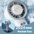 2024 Summer Gadget Handheld Turbo Jet Fan Mini Portable Ice Cold Fan Generation Brushless Motor Wind High Speed Duct Fans Violent Blower - paulapicks