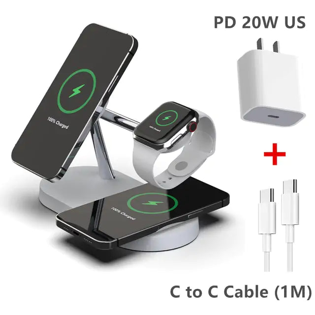 3-in-1 Wireless Magsafe Charger Stand.
