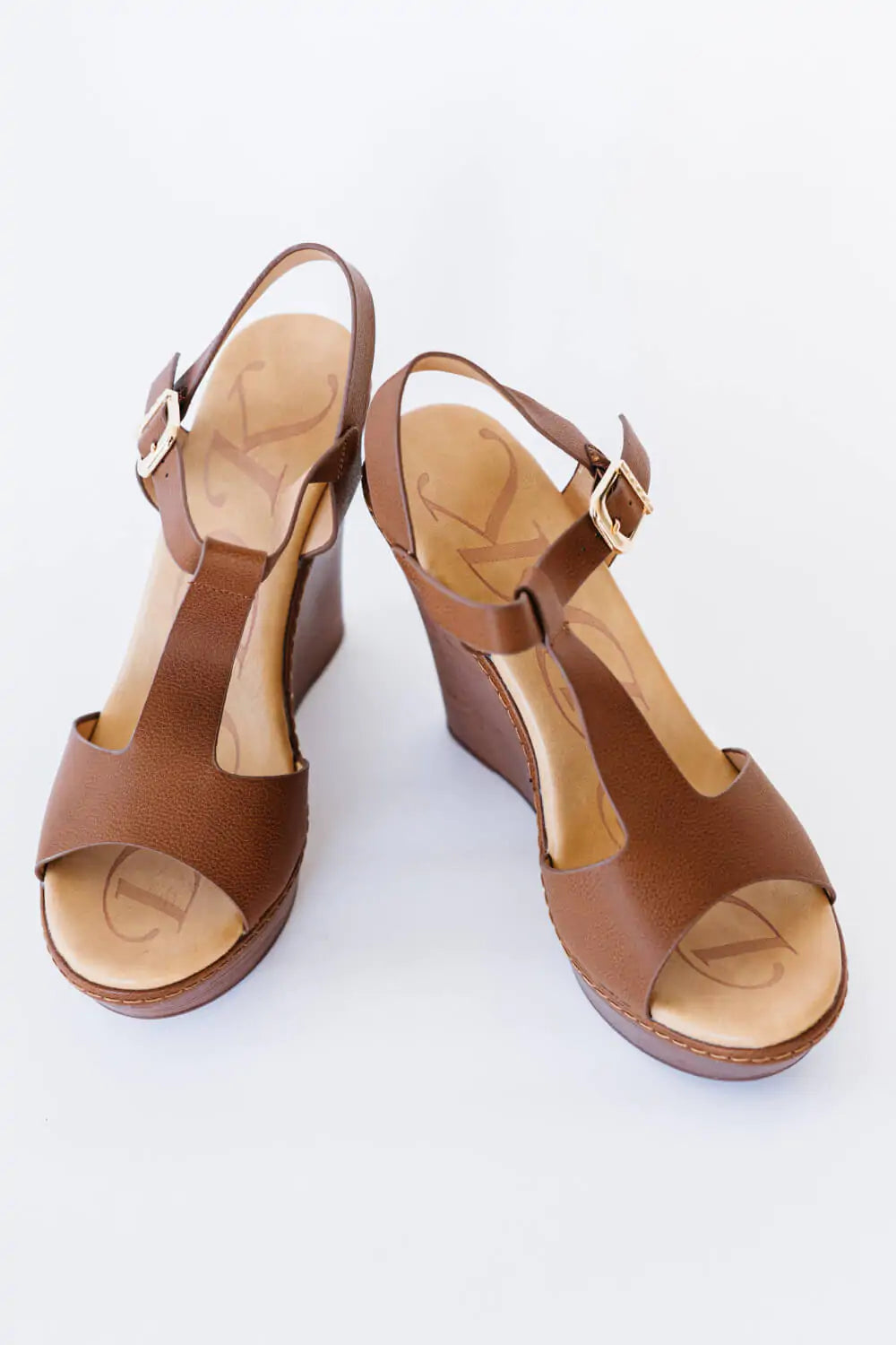 Tan Wedge Platform Sandals - paulapicks