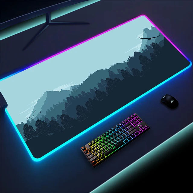 Luminous LED Lighting Mouse Pad.