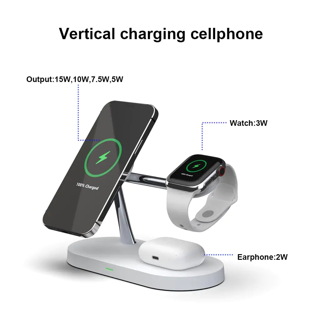 3-in-1 Wireless Magsafe Charger Stand.