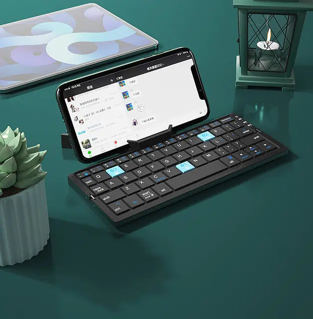 Mini Foldable Bluetooth Keyboard - paulapicks