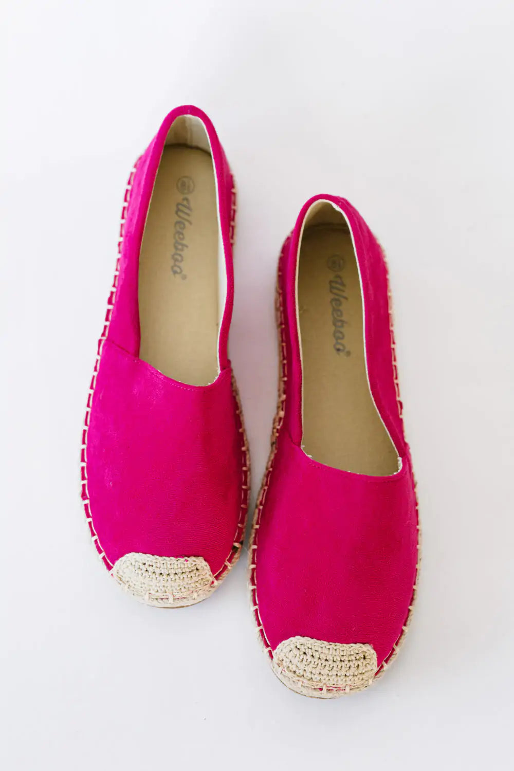 Casual Fuchsia Espadrille Shoes - paulapicks