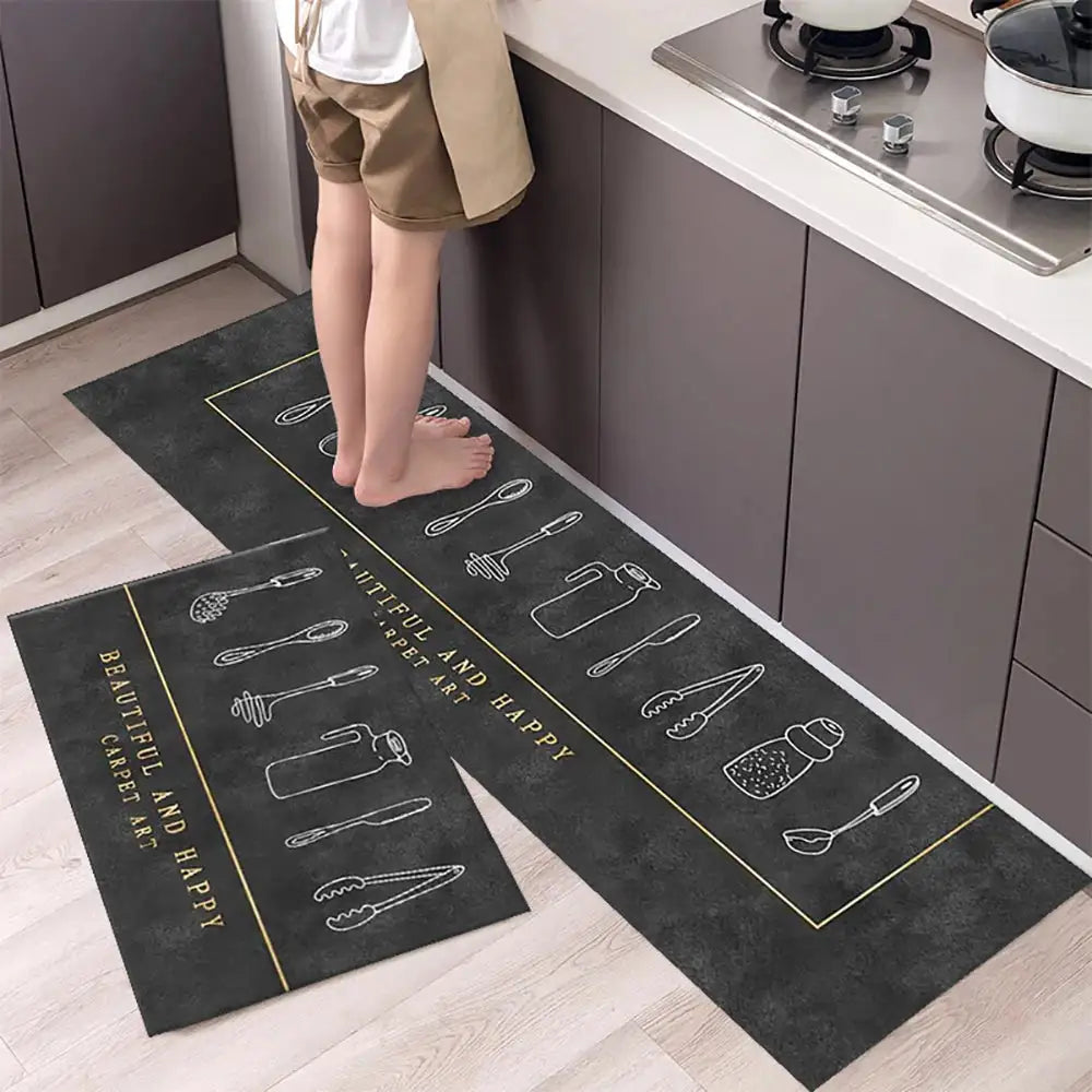 Modern Non-Slip Kitchen Mat paulapicks