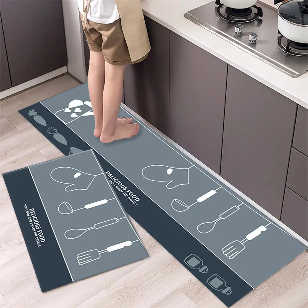 Modern Non-Slip Kitchen Mat paulapicks