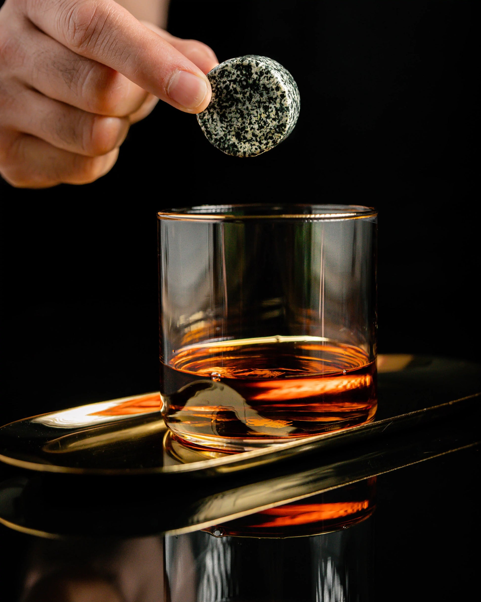 The Connoisseur's Set - Whiskey Stones & Twist Glass Edition - paulapicks