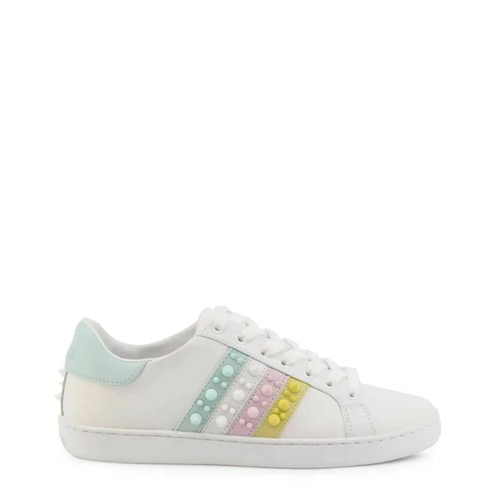 Pastel Rainbow Stud Sneakers - paulapicks