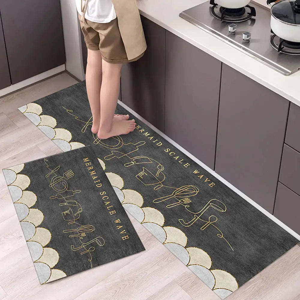 Modern Non-Slip Kitchen Mat paulapicks