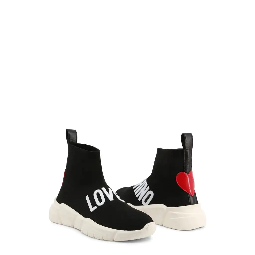 High Top Logo Sock Sneakers.