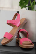 Pink Buckle Sandals - paulapicks