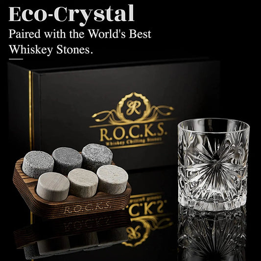 The Connoisseur's Set - Whiskey Stones & Soleil Whiskey Glass - paulapicks