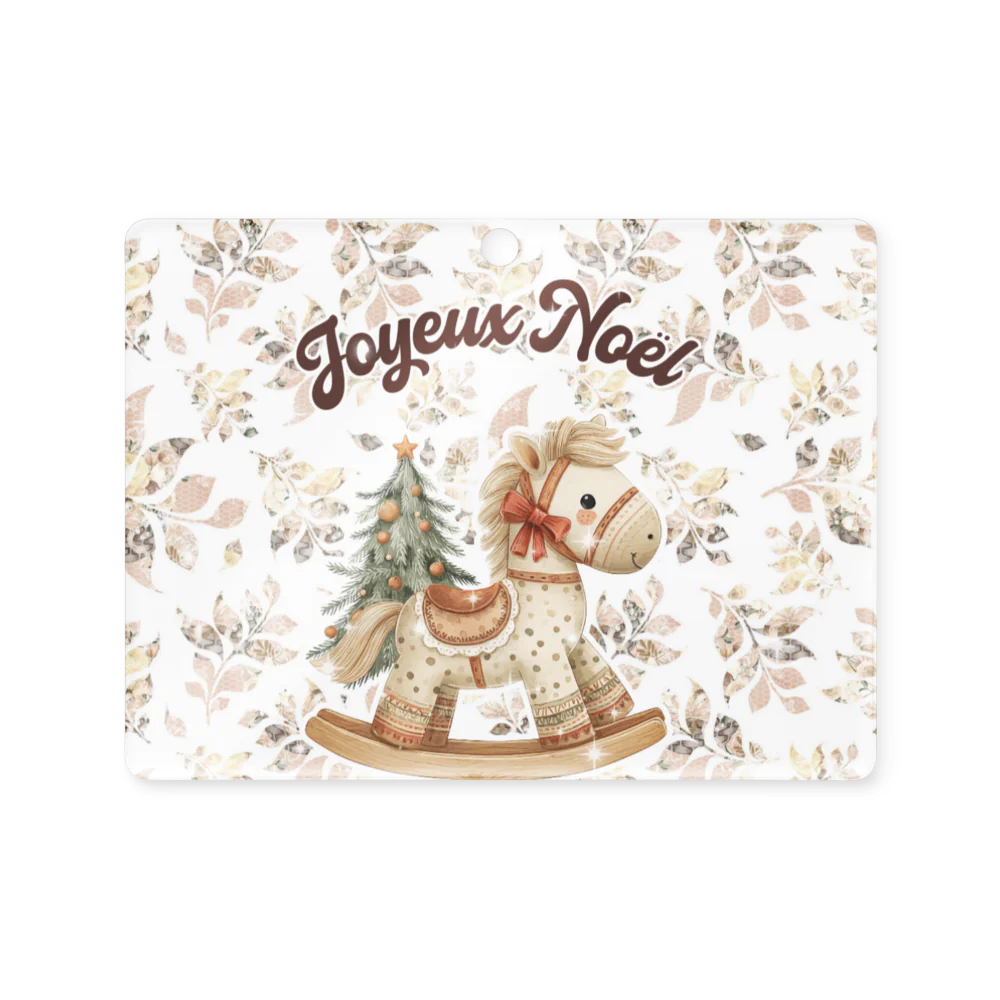 Joyeux Noel Acrylic Ornaments