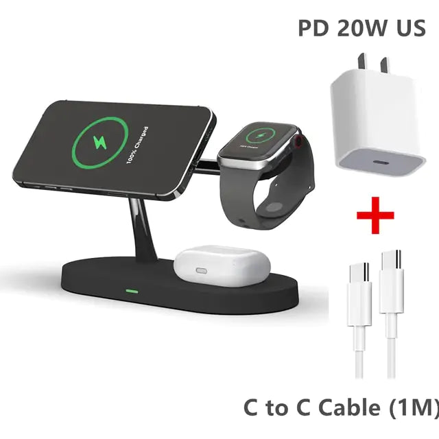 3-in-1 Wireless Magsafe Charger Stand.