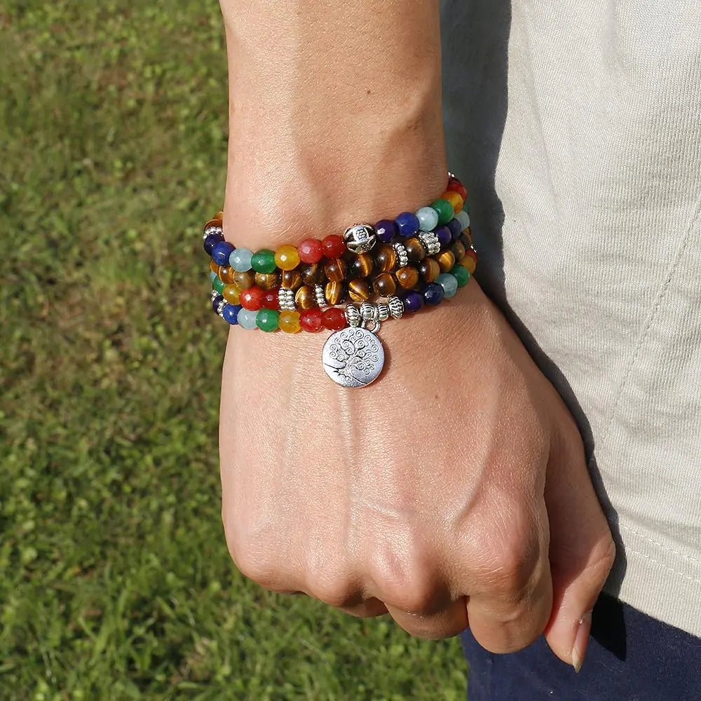 Tree of Life Stone Bracelet.