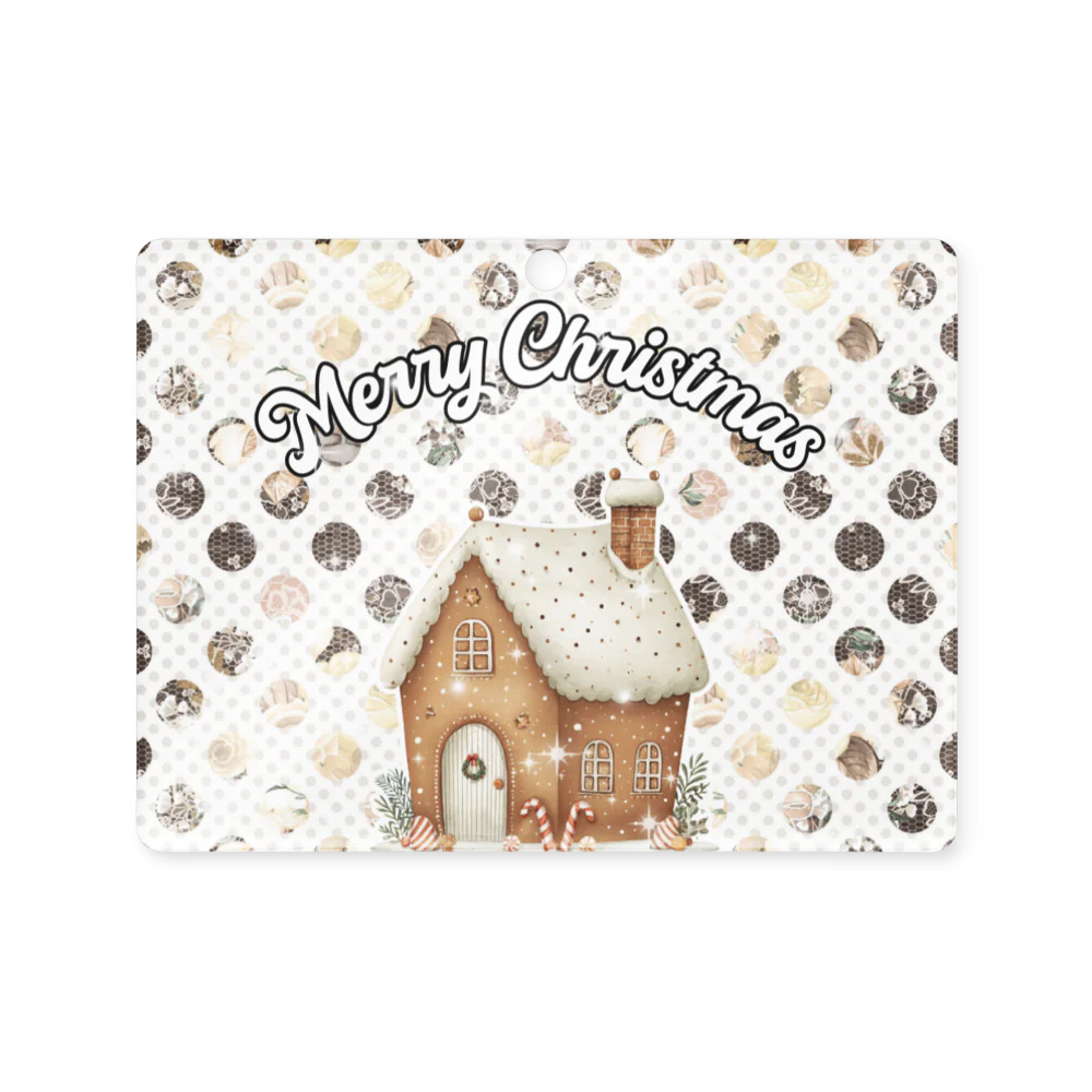 Gingerbread House Acrylic Ornaments