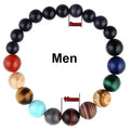 Eight Planets Natural Stone Bracelet - paulapicks