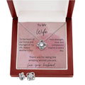 Heartstrings Love Knot: Matching Earrings & Necklace Set - paulapicks