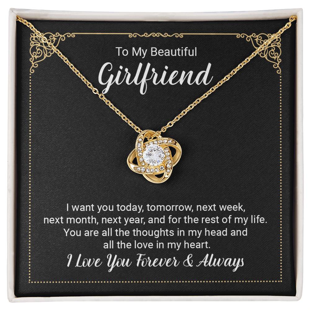 Cherished Connections Love Knot Necklace - Elegantly Capturing Deep Bonds - paulapicks