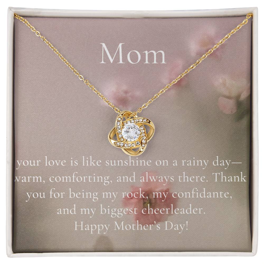 Mom for Mother's Day Love Knot Necklace - paulapicks