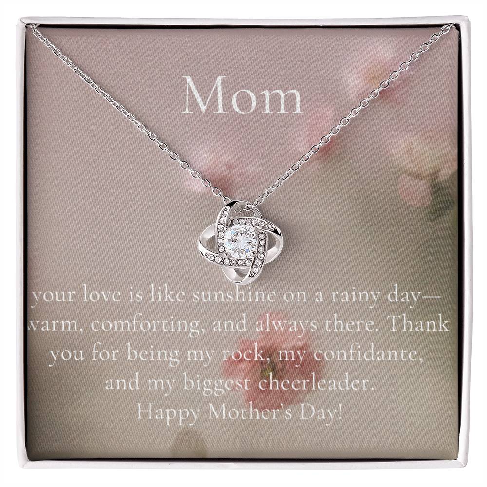 Mom for Mother's Day Love Knot Necklace