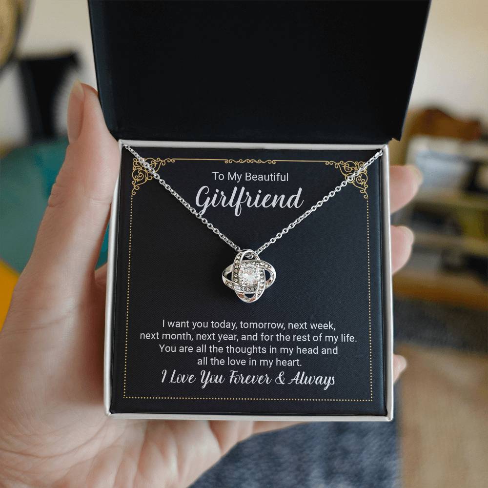 Cherished Connections Love Knot Necklace - Elegantly Capturing Deep Bonds - paulapicks