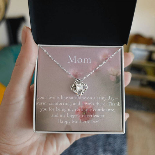 Mom for Mother's Day Love Knot Necklace - paulapicks