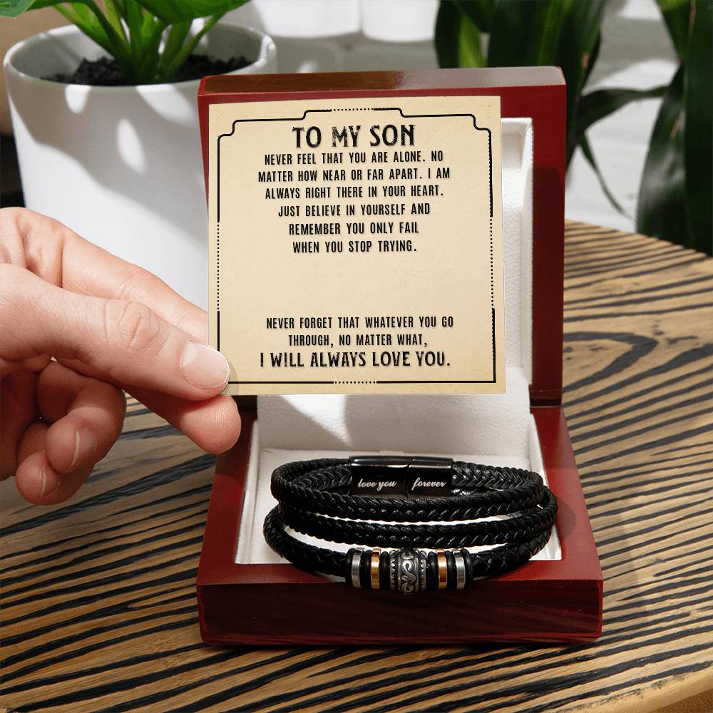 Men's "Love You Forever" Bracelet - paulapicks