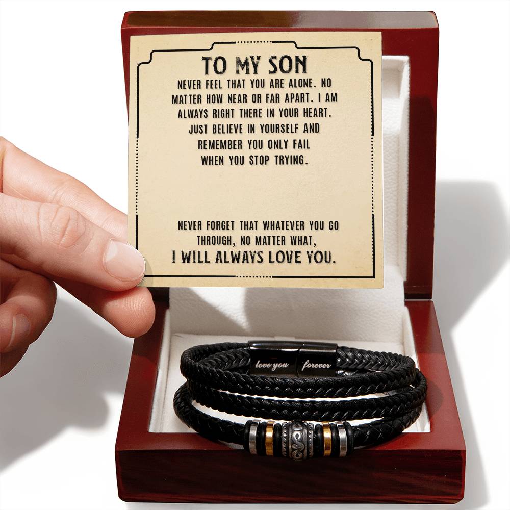 Men's "Love You Forever" Bracelet - paulapicks