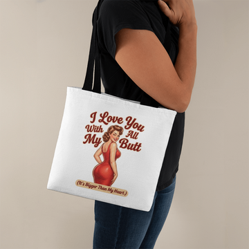 FUNNY VALENTINE TOTE BAG