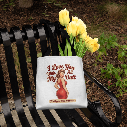 FUNNY VALENTINE TOTE BAG