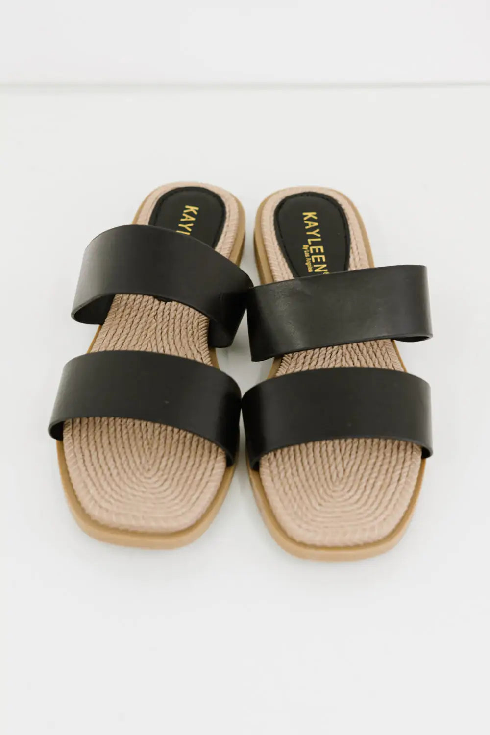 Strappy Slide-On Flip Flop Sandals.