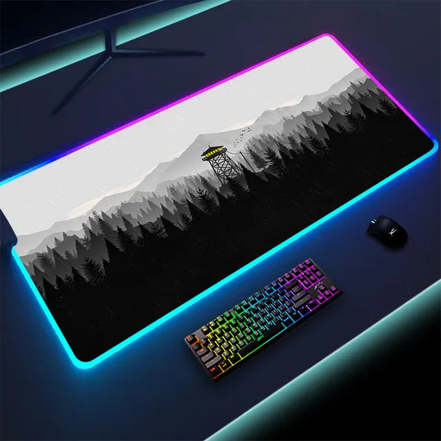 Luminous LED Lighting Mouse Pad.