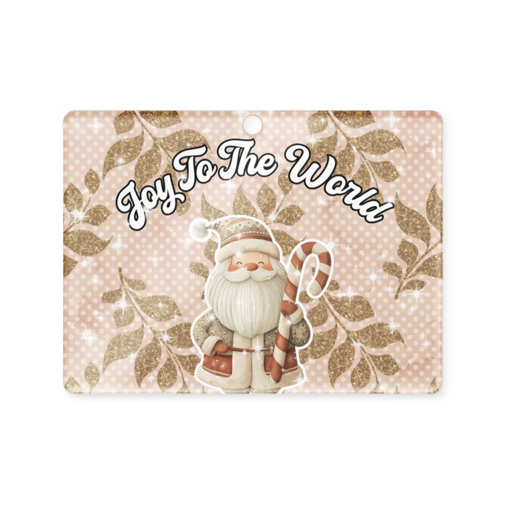 Joy to the World Acrylic Ornaments