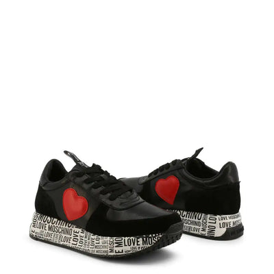 Black Heart Sneakers