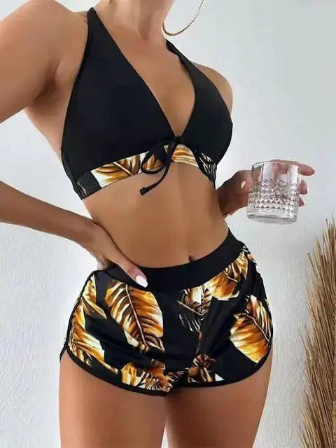 High Waist Bikini Set Swimwear.