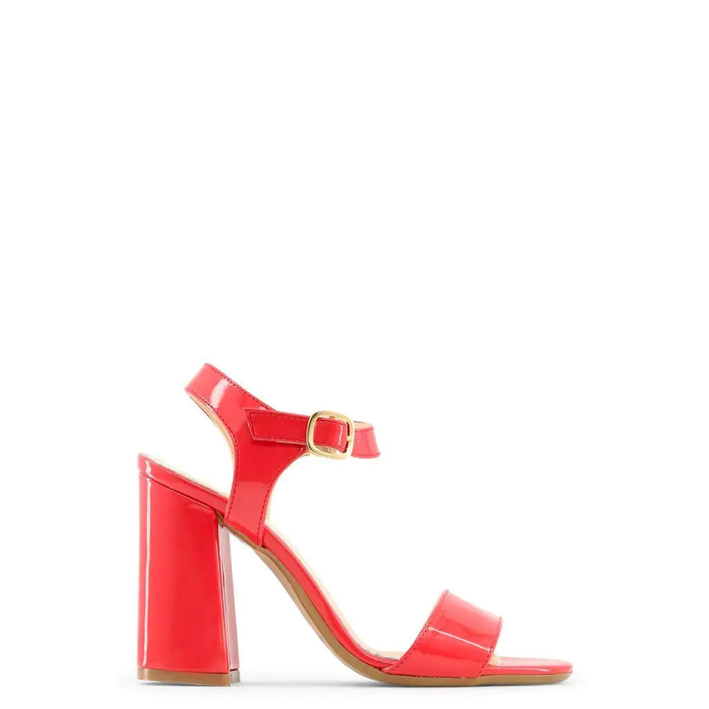 Patent Leather High Heel Sandals - paulapicks