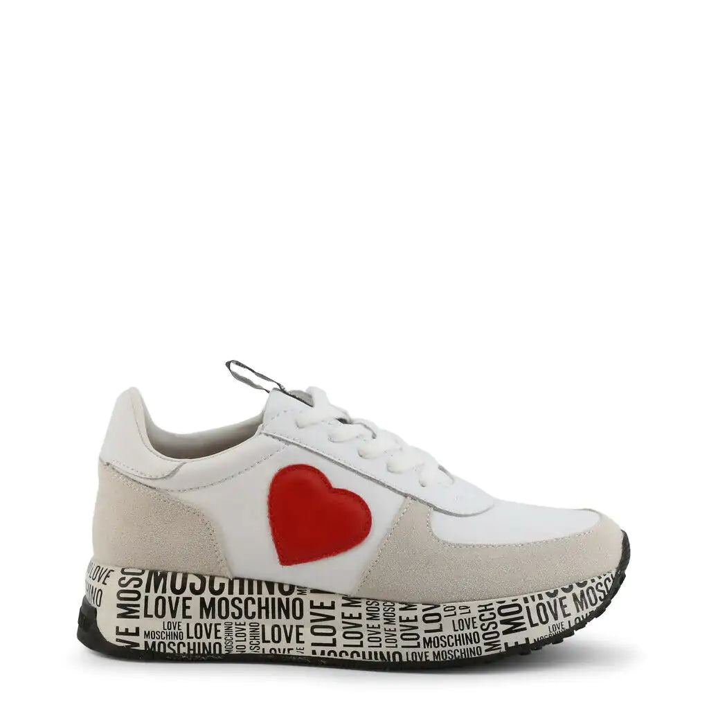 White Heart Sneakers - paulapicks