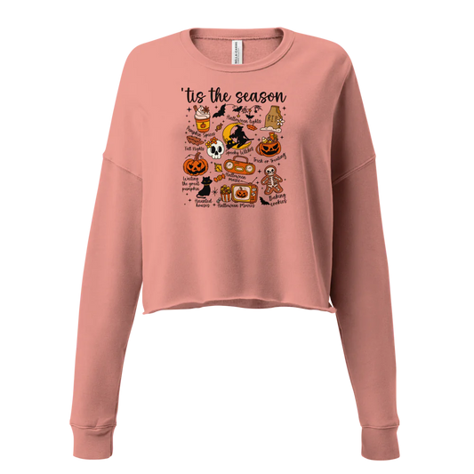 tis the season - Women's Cropped Sweatshirt