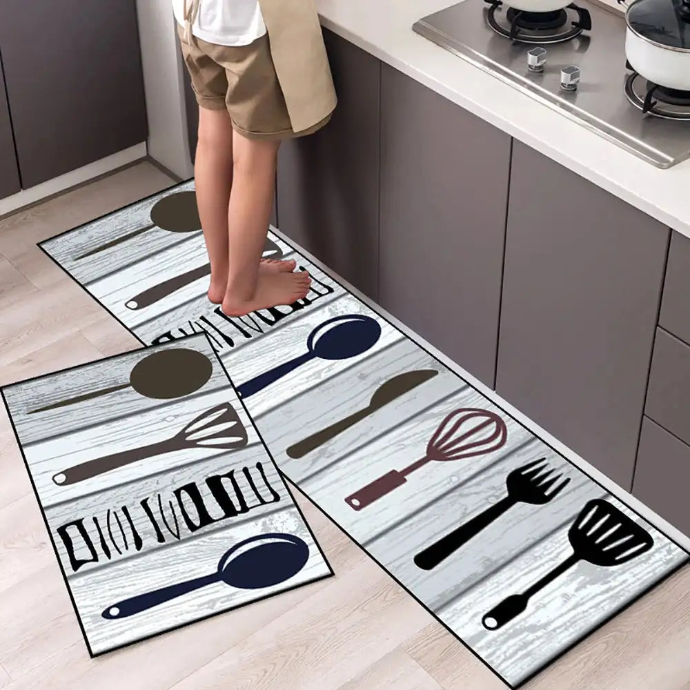 Modern Non-Slip Kitchen Mat paulapicks