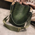 Blake Shoulder Bag -Olive Croc paulapicks