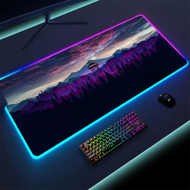 Luminous LED Lighting Mouse Pad.