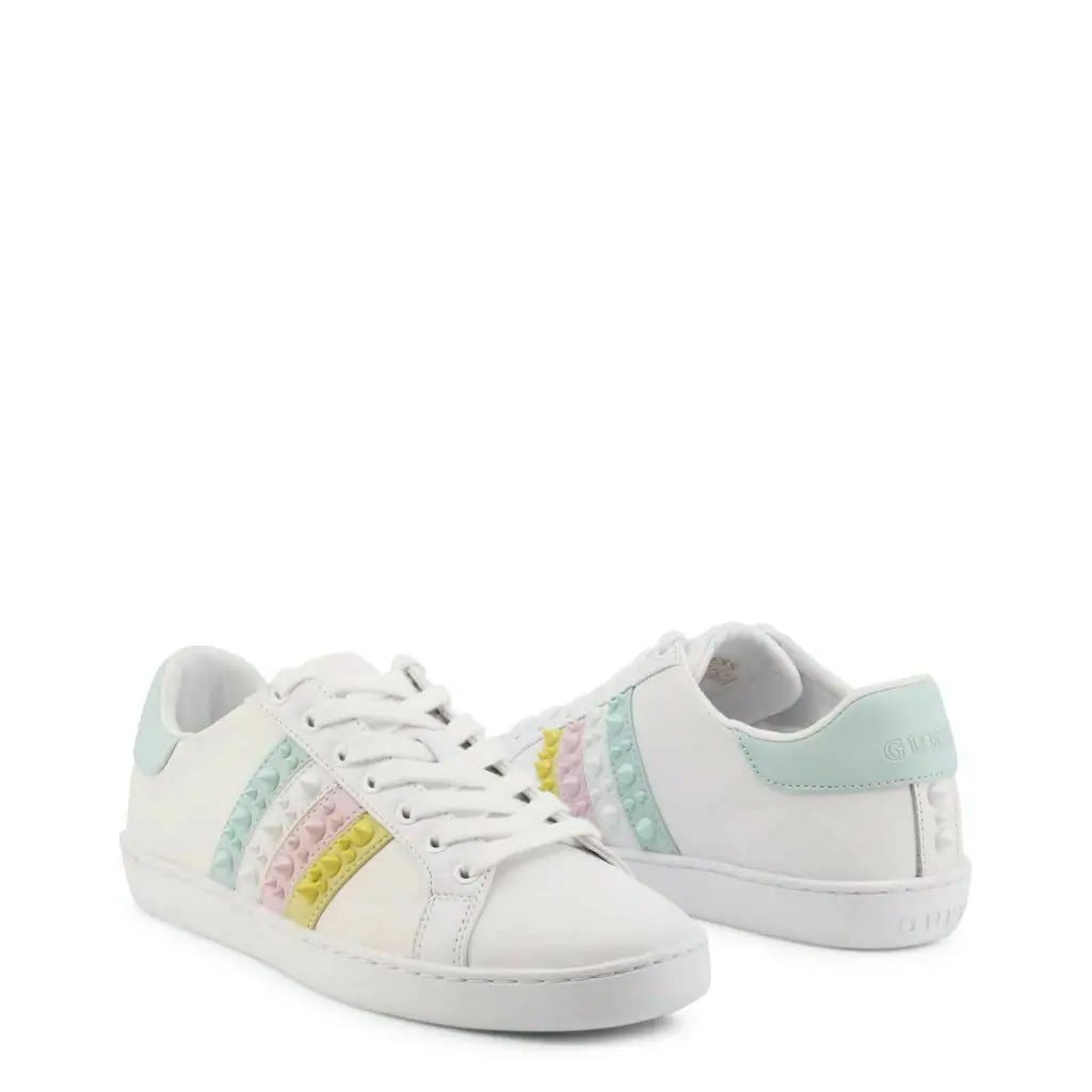 Pastel Rainbow Stud Sneakers.