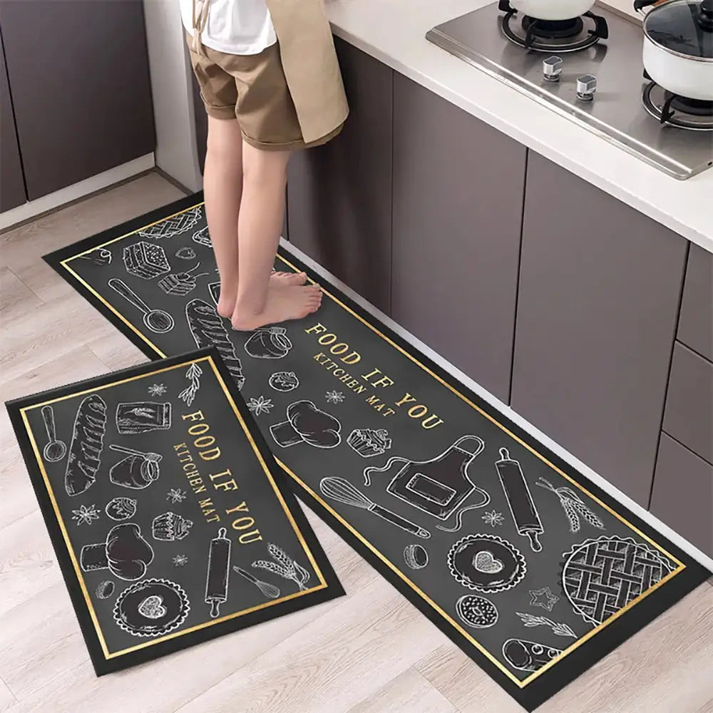 Modern Non-Slip Kitchen Mat paulapicks