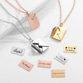 Love Letter Envelope Necklace.